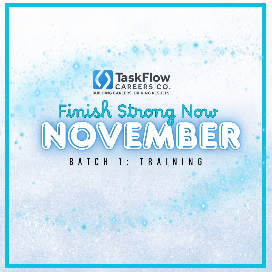 Finish Strong Now - November: Batch 1 Training